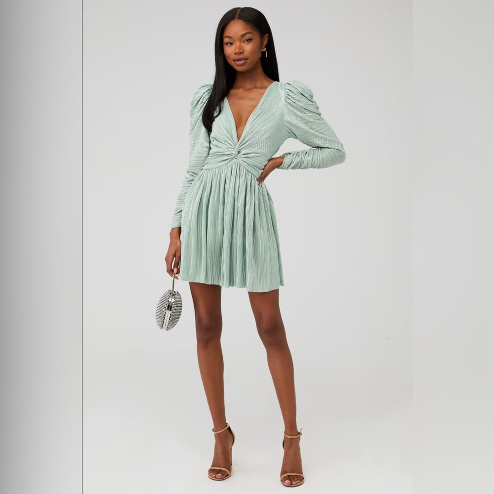 NWT Sabina Musayev Morgana Dress | Mint | Size Medium